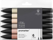6 Winsor Newton Promarker