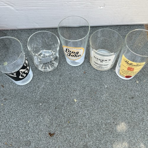 Vintage whisky glasses barware - whisky,
