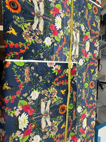 Designer floral fabric offcuts - designer,