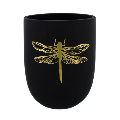 Hestia glass vase black - glass,