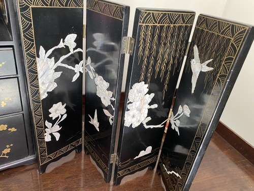 Antique japanese screen - japanese,