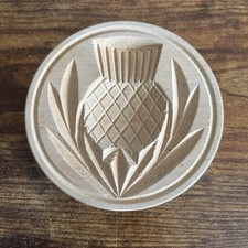 Vintage Wooden Thistle