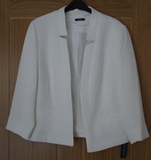 ROMAN Ivory Tailored Jacquard