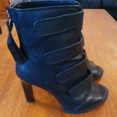 Dkny black leather open - dkny,