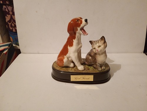 Beswick cat dog - beswick,