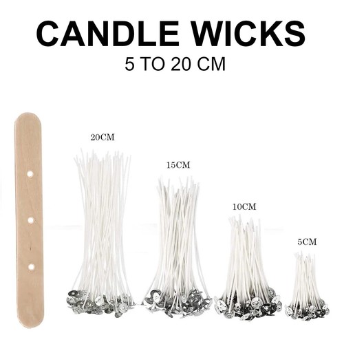 Candle wicks pre waxed - candle,