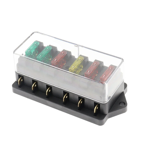 Way car fuse box holder - 6-way,