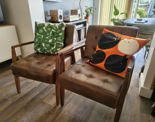 Pair vintage style real - pair, of