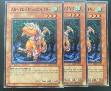 Armed Dragon X3 Playset SD1-EN005 1st Edition Light Play Yugioh Old School