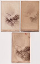 Set Post Mortem Victorian CDV Photos Child White Studio Reading Berkshire Lot x3