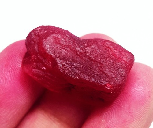 Loose gemstone natural - natural, red