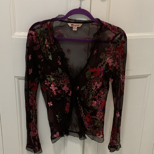 Monsoon sheer silk viscose - sheer, silk/viscose