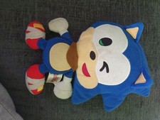 SEGA Sonic The Hedgehog Sonic Boom Emoji Plush Winking Sonic Plush Doll 