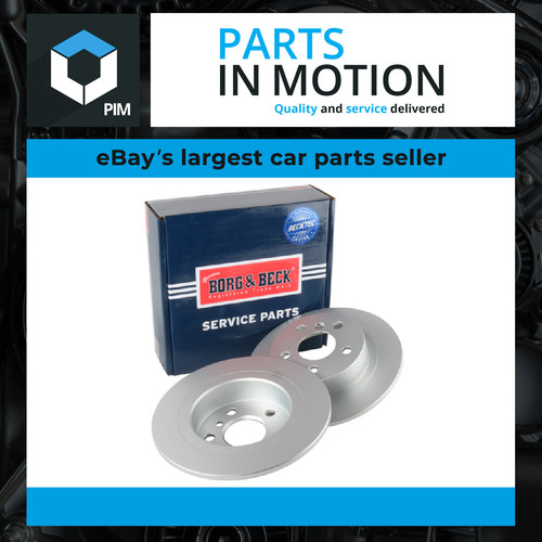 Brake discs pair solid fits - discs,