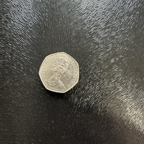 1978 50pence coin - coin, (old