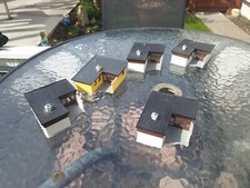 Heljan Houses Ideal For Model Railway Used Unboxed 5 Off.