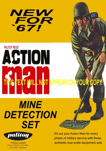 Vintage action man mine - vintage,