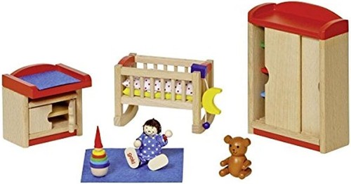 Goki wooden doll house - doll's,