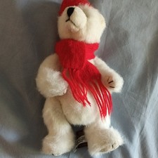 TY  Peppermint the Bear Jointed Plush Soft Toy Attic Collection 1993