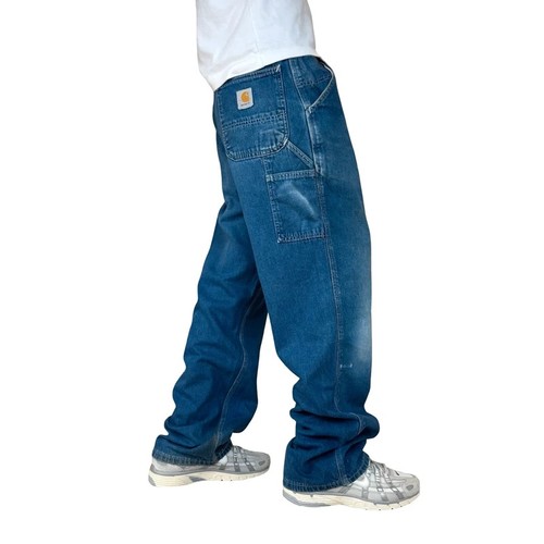 Vintage carhartt blue baggy - carhartt,