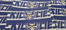 Pack of 25 13x5cm Kilmarnock, Killie Football/Ultras Stickers.