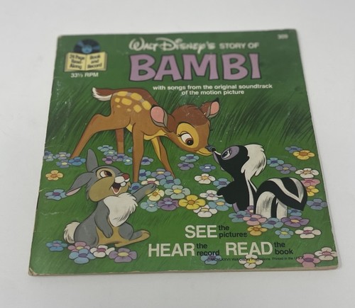 Disneyland bambi book and - book,