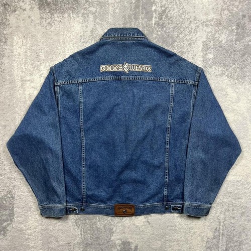 Vintage rocawear denim jacket - denim,