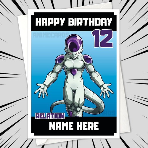 Personalised frieza birthday - personalised,