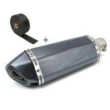 Set exhaust muffler + exhaust wrap for Yamaha FZS 1000 / 600 Fazer SA9