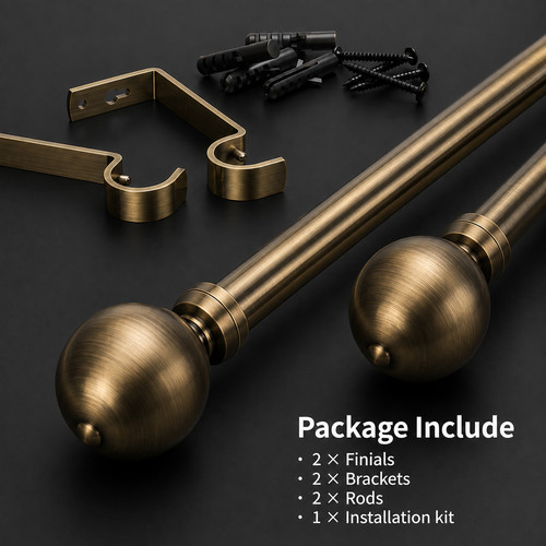 Extendable curtain poles for - extendable,