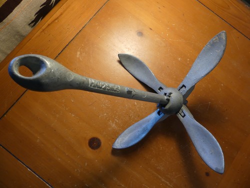 Fishing boat anchor - boat, folding