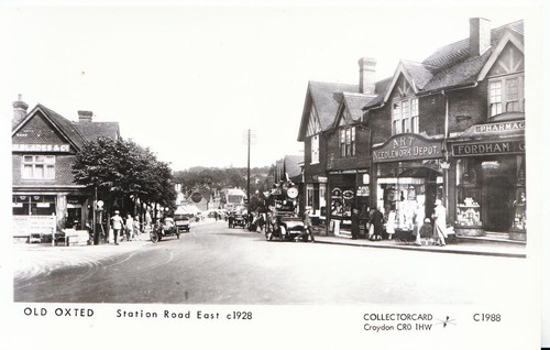 Surrey postcard oxted - postcard:,