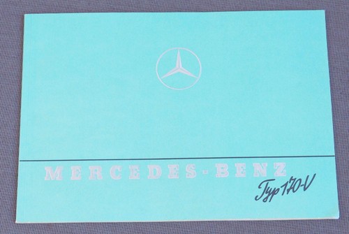 Mercedes type 170 v - type,