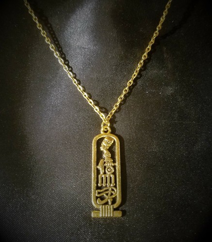 Egyptian cartouche gold plated - cartouche,
