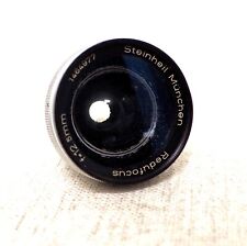 German Steinheil Muchen 12.5mm Stereo-Redufocus Lens for 3D Realist