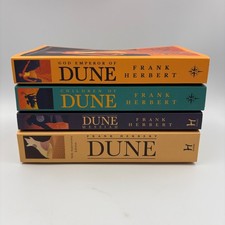 Dune Book Bundle 1-4 Frank Herbert Paperback 50th Anniversary Ed Messiah God