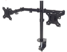 Monitor Mount Manhattan TV & Desk Full Motion 2 Screens 32" 461528 VESA Mount
