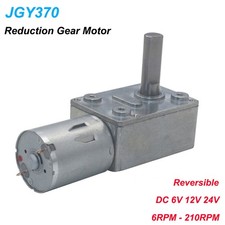 Worm Gear Motor DC 6V 12V 24V