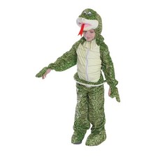 Rubies Childrens/Kids Snake Costume10-12 Years Green/Cream  BN5756