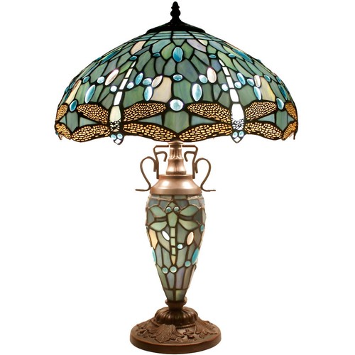 Stained glass table lamp sea - stained,