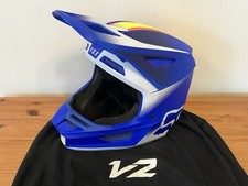 Fox Racing MVRS V2 Motorcross MX Motorcycle Full Face Helmet XL 61-62cm - VGC