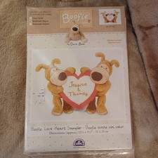 Dmc boofle love heart - dmc, sampler