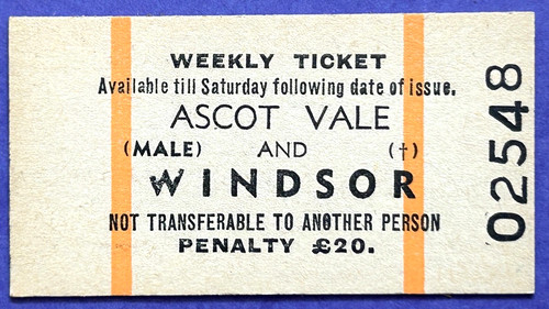 Ticket ascot vale - ticket,