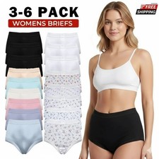 3-6 Pack Womens Briefs Ladies