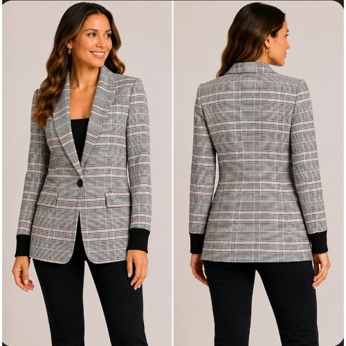 Ted baker plaid blazer - blazer, womens