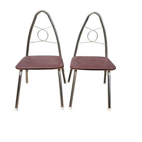 Vintage kids chrome chairs set - vintage,