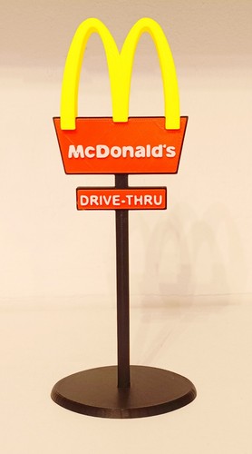 Mcdonald drive through - drive, sign