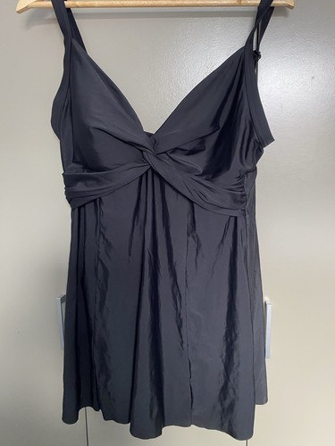 Ladies swimsuit black - black, size