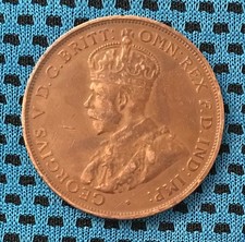 1933 AUSTRALIA One Penny Coin