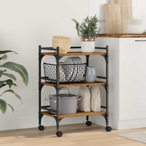 Vidaxl kitchen trolley old - kitchen,
